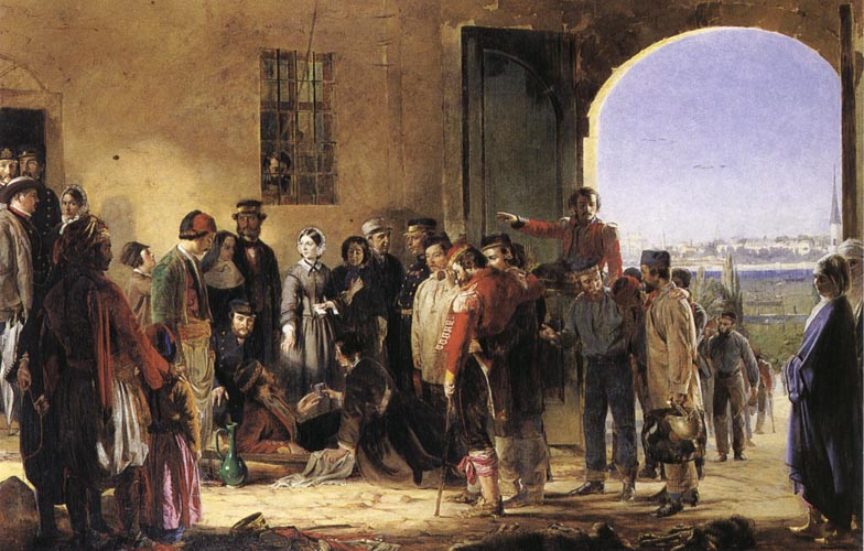 The Mission of Merey:Florence Nightingale Receiving the Wounded at Scutari